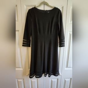 Jessica Howard Black 3/4 Sleeve Dress